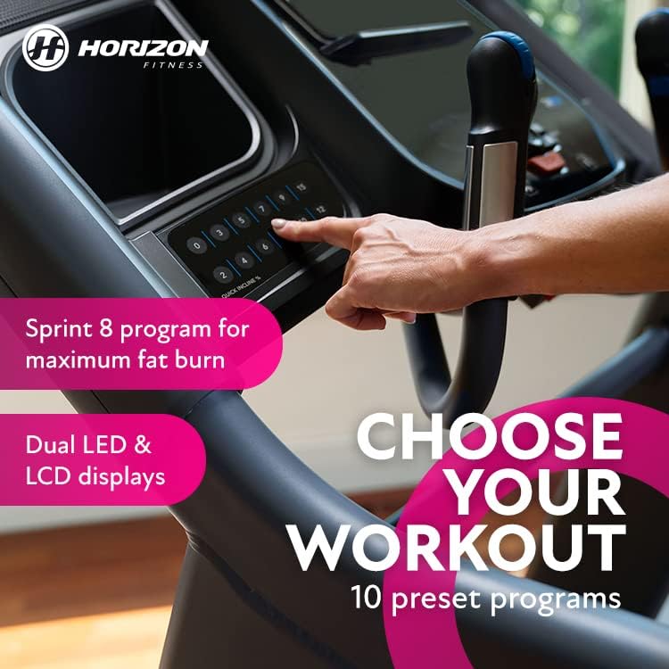 horizon fitness, treadmill, commercial, ifit, workout, training, review, best treadmills, console, exercise, analysis